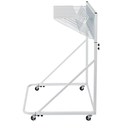Mobile Blueprint Storage Rack – Adjustable, 12 Pivot Brackets