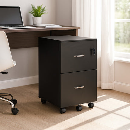 Pojízdná kartotéka se zámkem a závěsnými deskami
