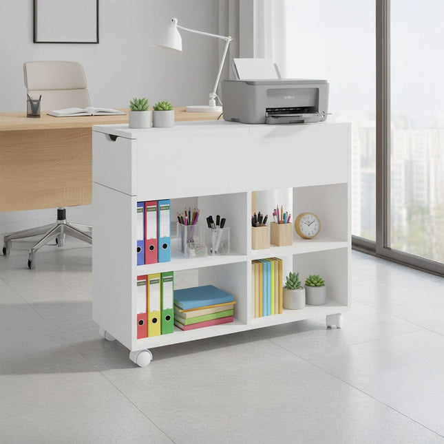 Verrijdbare archiefkast op wielen, compacte kantooropslag