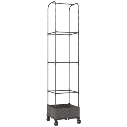 Pojízdný truhlík s mřížkou, 185cm, objem 24L