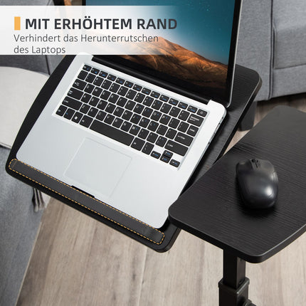 Mobiles tragbares Stativgestell, höhenverstellbar, schwarz