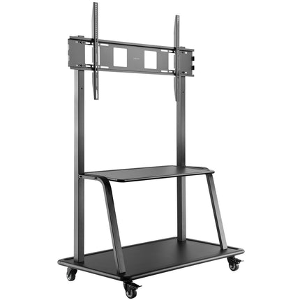 Mobilní TV stojan s kolečky, 60-105", nosnost 150 kg