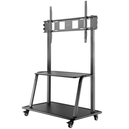 Mobilní TV stojan s kolečky, 60-105", nosnost 150 kg