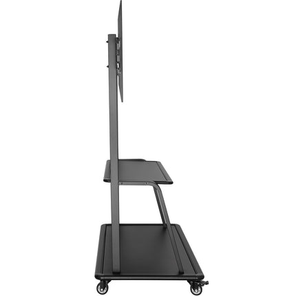 Mobilní TV stojan s kolečky, 60-105", nosnost 150 kg