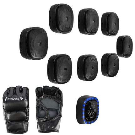 Modulární boxovací stěna s Bluetooth a MMA rukavicemi