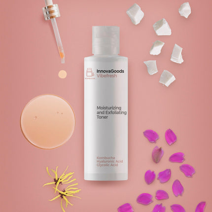Hydratační a exfoliační pleťové tonikum Kombucha Vibefresh InnovaGoods 150 ml