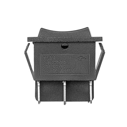 Momentary DPDT Rocker Switch, 6-Pin, (ON)-Off-(ON), Polarity Reversing