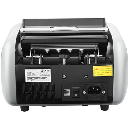 Money Counter Machine, UV MG IR Detection, Dual Display, USD EUR