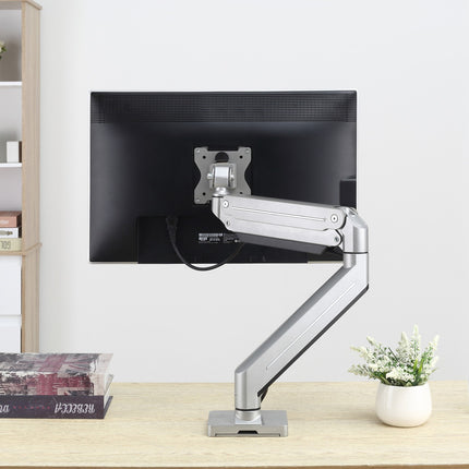 Nastavitelný hliníkový držák monitoru, výška a náklon