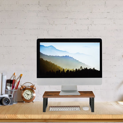 Podstavec pod monitor – ergonomický, industriální design, organizér na stůl
