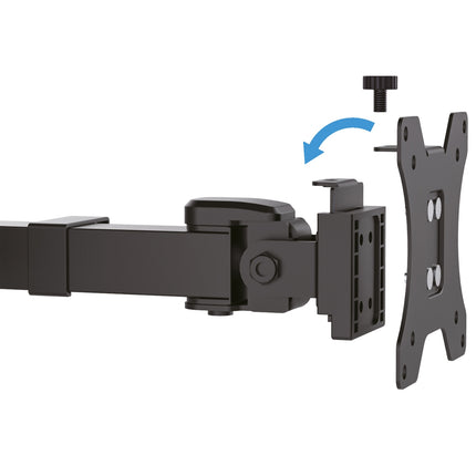 Držák monitoru dvojitý 17-32" 380 mm