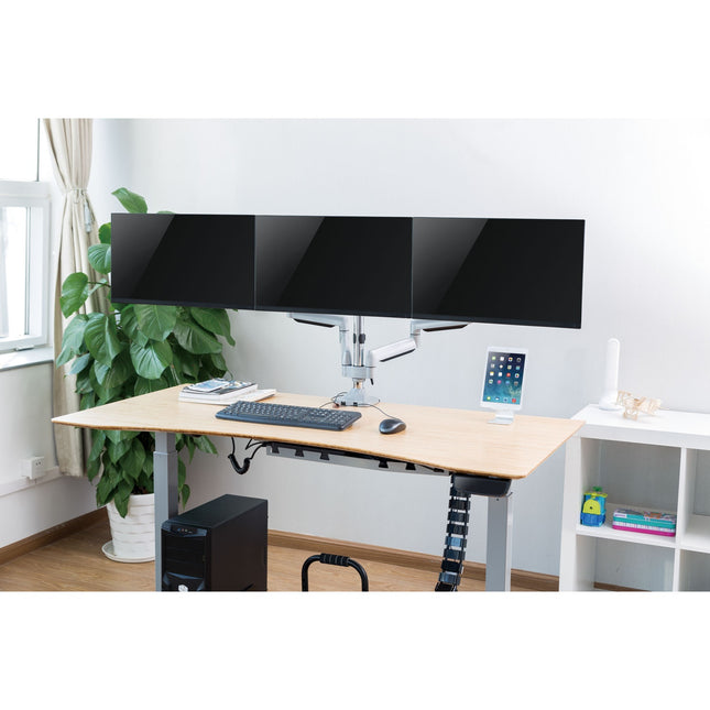 Držák monitoru trojitý 13-32", plynový