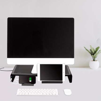 Podstavec pod monitor 63 cm s USB hubem, 3 porty