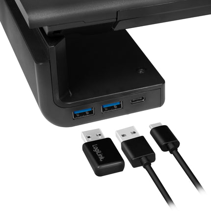 Podstavec pod monitor 63 cm s USB hubem, 3 porty
