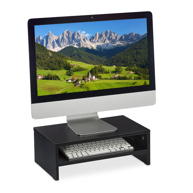 Podstavec pod monitor, černá