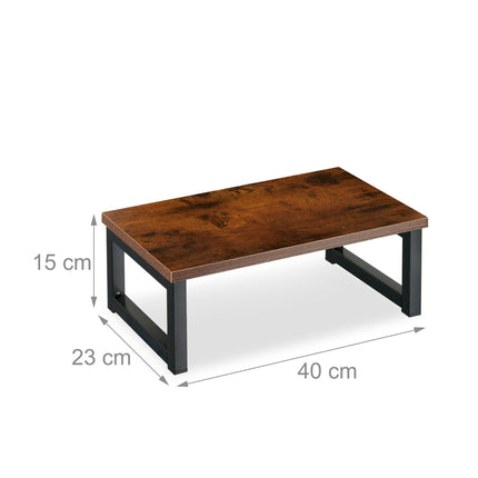 Podstavec pod monitor v industriálním designu
