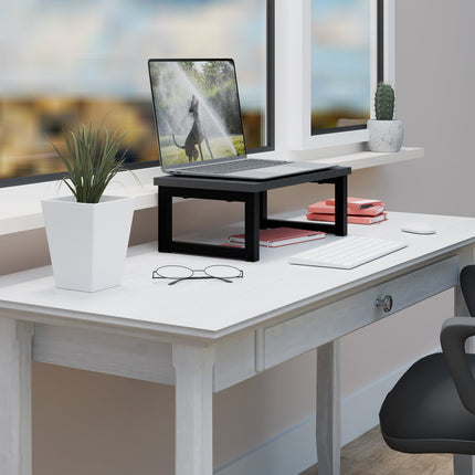 Podstavec pod monitor v industriálním designu