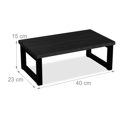 Podstavec pod monitor v industriálním designu