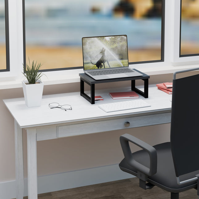 Podstavec pod monitor v industriálním designu