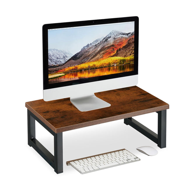 Podstavec pod monitor v industriálním designu