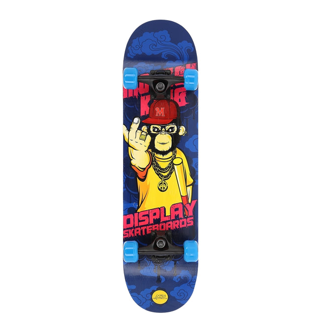 Monkey Skateboard, 31" esdoorn deck, dubbele kick