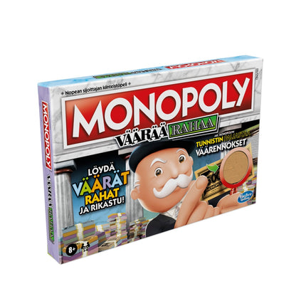 Desková hra Monopoly Crooked Cash (ve finštině)