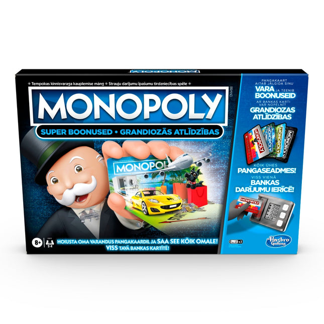 Desková hra Monopoly Super Electronic Banking (v estonštině a lotyštině)