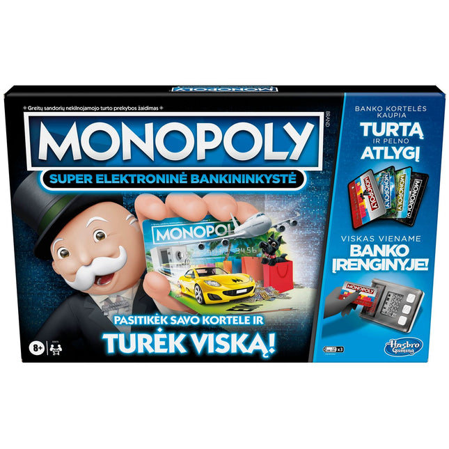 Desková hra Monopoly Super Electronic Banking (v litevštině)