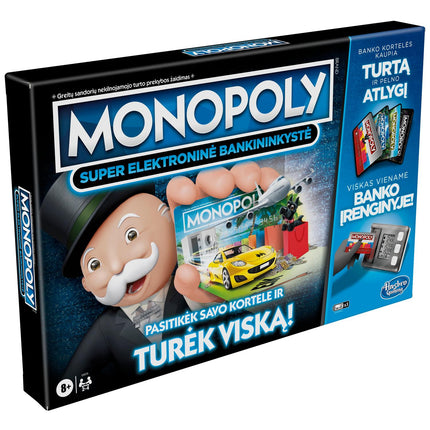 Desková hra Monopoly Super Electronic Banking (v litevštině)