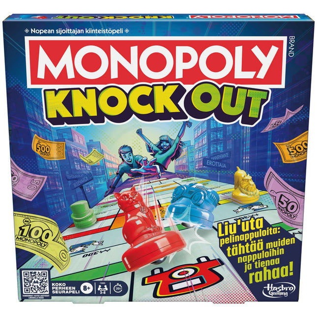 Desková hra Monopoly ve finštině – klasická rodinná zábava