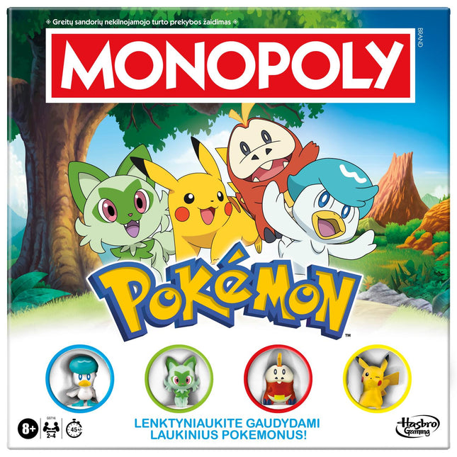 Desková hra Monopoly v litevštině – zábava pro 2-6 hráčů