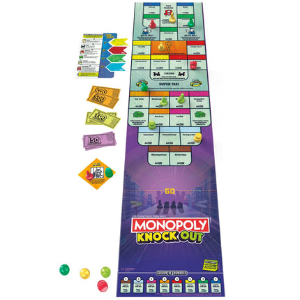 Desková hra Monopoly Knockout (v angličtině)