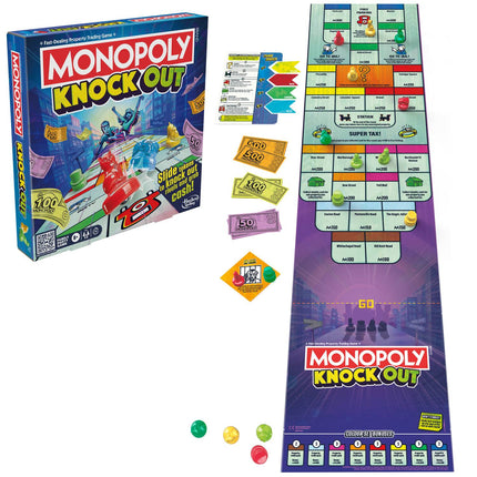 Desková hra Monopoly Knockout (v angličtině)
