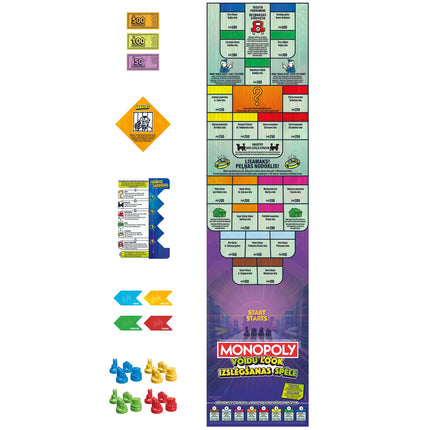 Desková hra Monopoly Knockout (v estonštině a lotyštině)