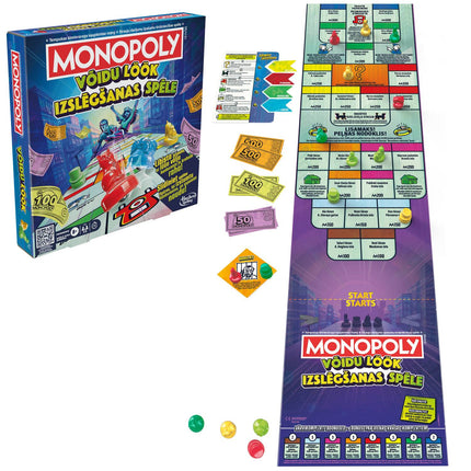 Desková hra Monopoly Knockout (v estonštině a lotyštině)