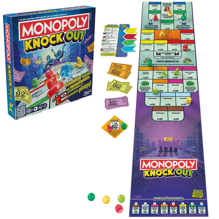 Monopoly Boardgame Knockout (In Lithuanian Lang.)