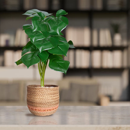 Monstera artificial plant set of 2