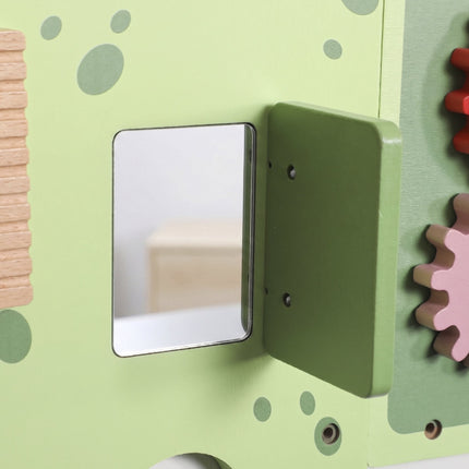 Montessori Dinosaur Busy Board with Xylophone and Gears