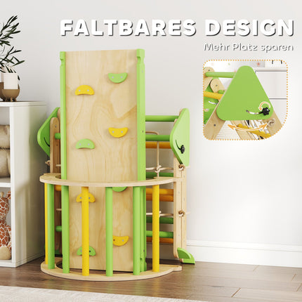 Montessori Indoor Climbing Set – 8-in-1 Triangle, Arch, Slide