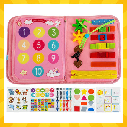 Montessori Sensory Book for Kids, 7-in-1 Activities