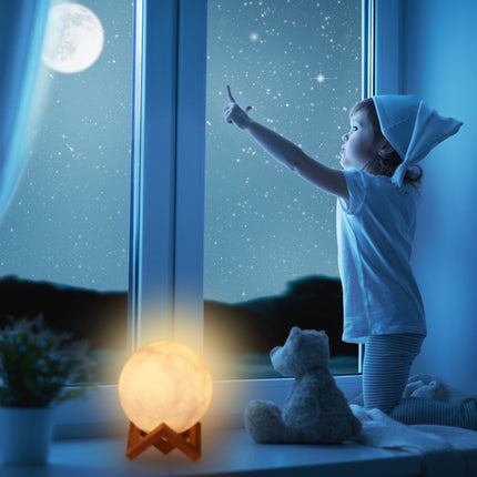 Lampa Měsíc 3D