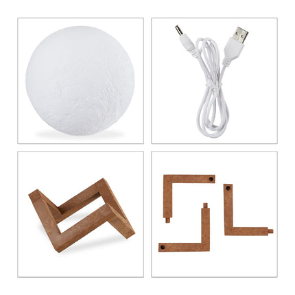 Lampa Měsíc 3D
