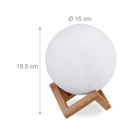 Lampa Měsíc 3D