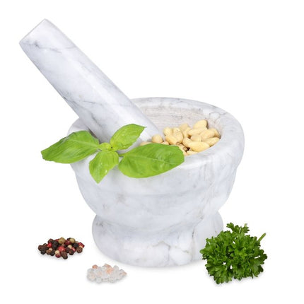 Mörser mit Marmorstößel