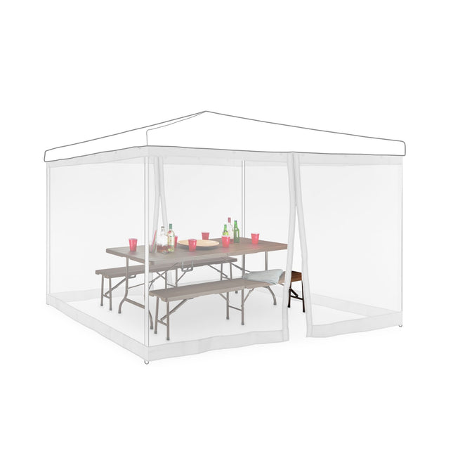 Moskytiéra pro pavilon 3x3m bílá