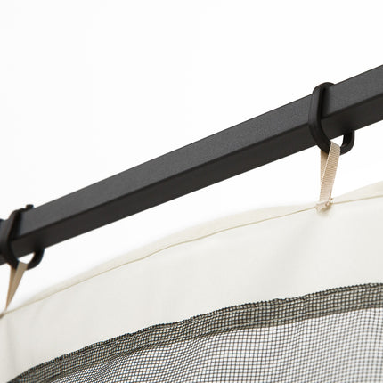 Moskytiéra pro altán 3x4, 4 panely, zip, černý nylon