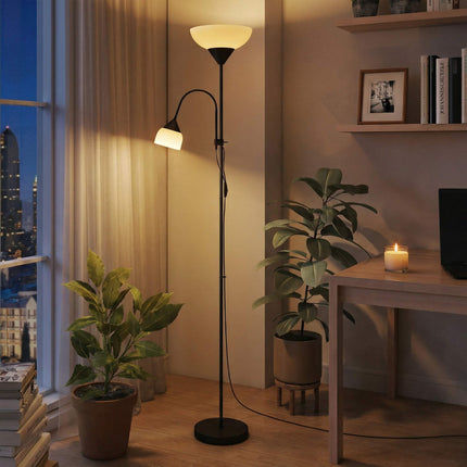 Stojací lampa matka-dítě s nastavitelnou teplotou barvy