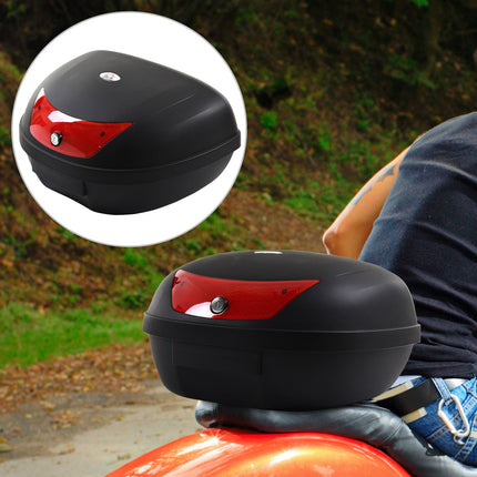 Kufr na motorku a skútr pro přilbu, 48L, černý