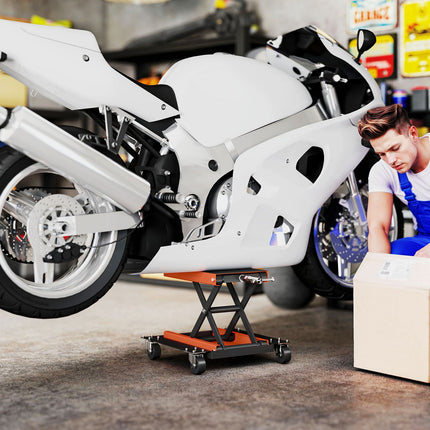 Motorcycle Lift Stand, 500 kg Capacity, Adjustable Height