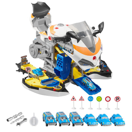 Motorcycle Mechanic Toy Set, 25 Pieces, Lights and Sounds